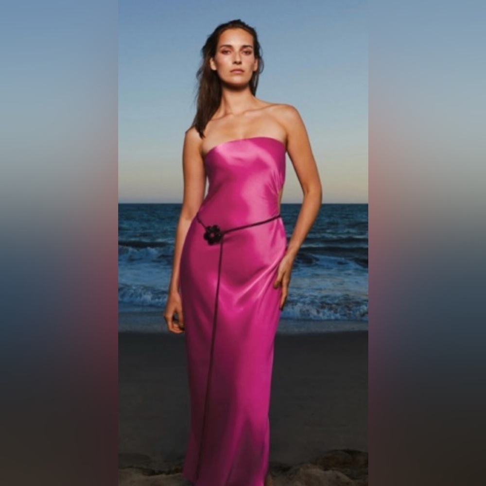 - Reformation Neveah Flambé dress- size M $278 - Picture 6 of 12